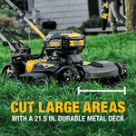 21.5 in. 20-V Li-Ion Cordless Battery Walk Behind Self Propelled Mower w/Hedge,Bare Trimmer,Blower,Cleaner,Pole/Hand Saw - View 4