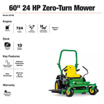 Z515E 60 In. 24 HP V-Twin ELS Gas Dual Hydrostatic Zero-Turn Riding Mower - View 10