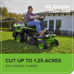 Greenworks 60V 30” CrossoverT Riding Lawn Tractor with 8.0 Ah - View 7
