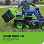 Greenworks 60V 30” CrossoverT Riding Lawn Tractor with 8.0 Ah - View 8