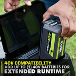 RYOBI 80V HP Brushless 30 in. Battery Electric Cordless Zero Turn Mower with 80V 10 Ah Batteries - View 15