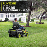 RYOBI 80V HP Brushless 30 in. Battery Electric Cordless Zero Turn Mower with 80V 10 Ah Batteries - View 8