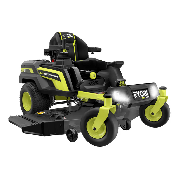 RYOBI 80V HP Brushless 54 in. Battery Electric Cordless Zero Turn Mower &amp;amp; Mulch Kit